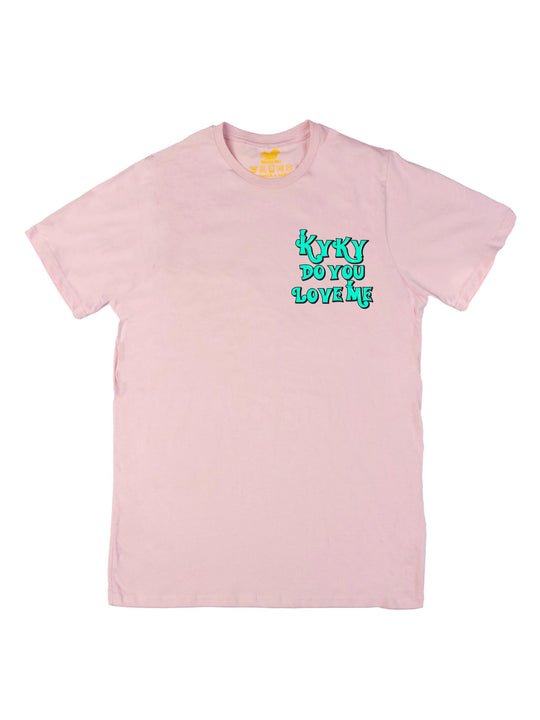 Kyky Do You Love Me Teal Pocket Unisex T-Shirt