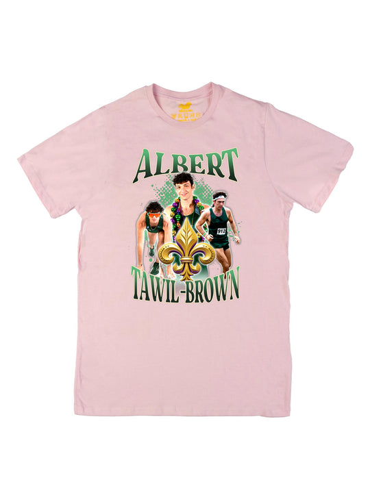 Albert Tawil Brown Collage Unisex T-Shirt