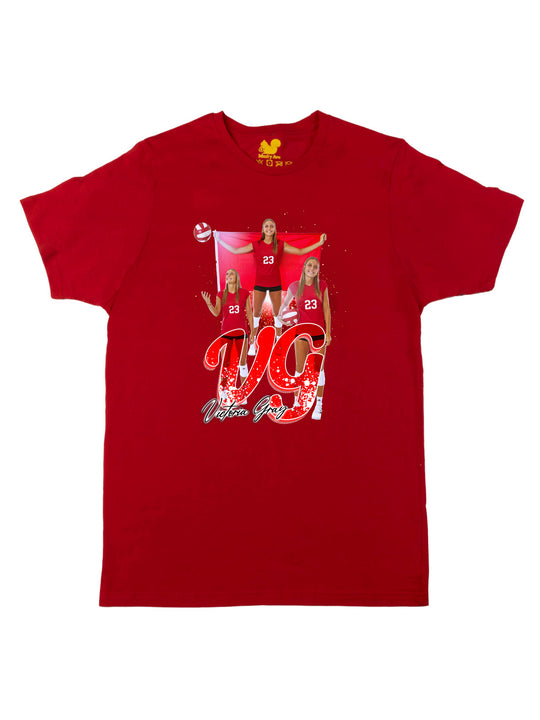 Victoria Gray Initials Unisex T-Shirt