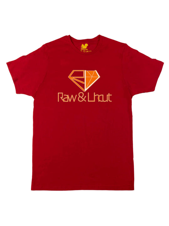 Raw and Uncut Orange Unisex T-Shirt