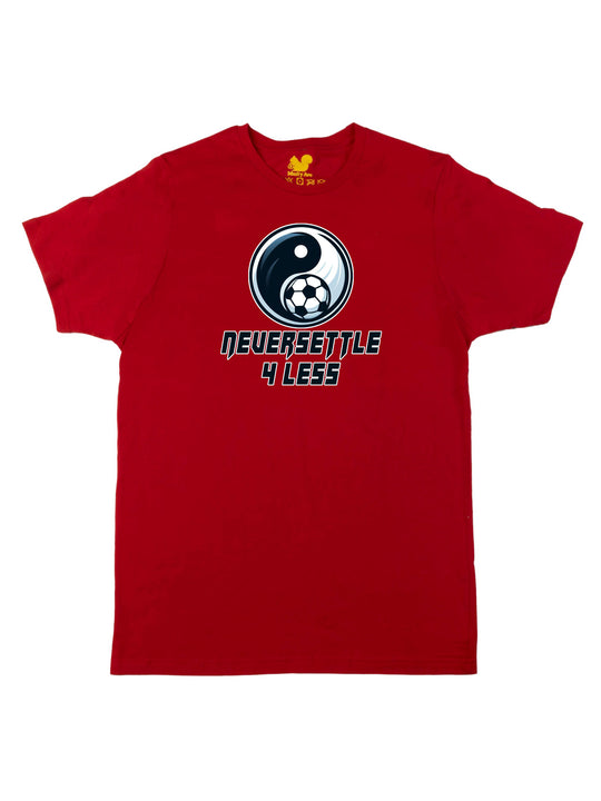 Never Settle 4 Less Logo Unisex T-Shirt