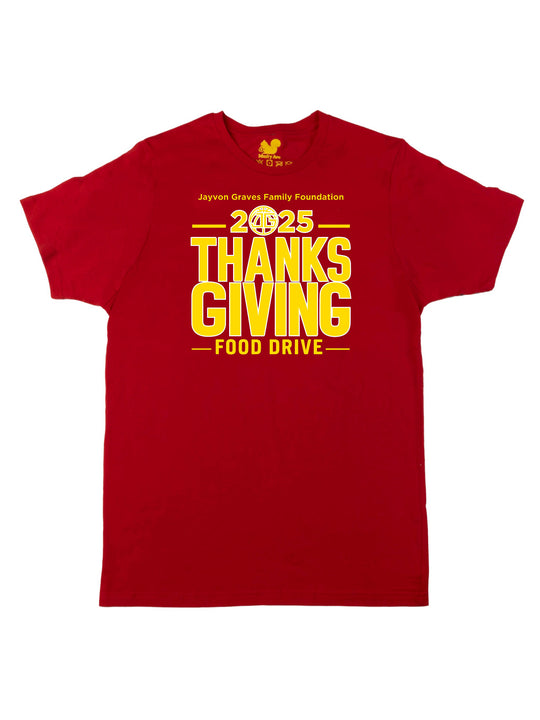 Jayvon Graves Foundation 2025 Thanks Giving Yellow R Unisex T-Shirt