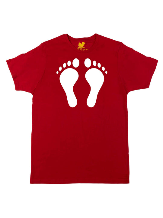 KP Footprint White Unisex T-Shirt