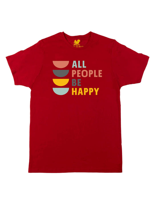 All People Be Happy Logo Unisex T-Shirt