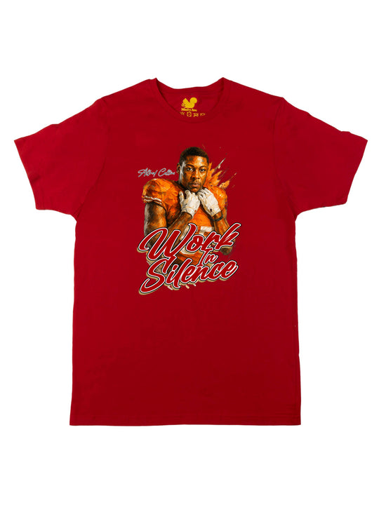 Work In Silence Portrait Unisex T-Shirt