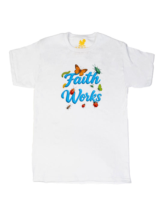 Faith Works Blue Unisex T-Shirt