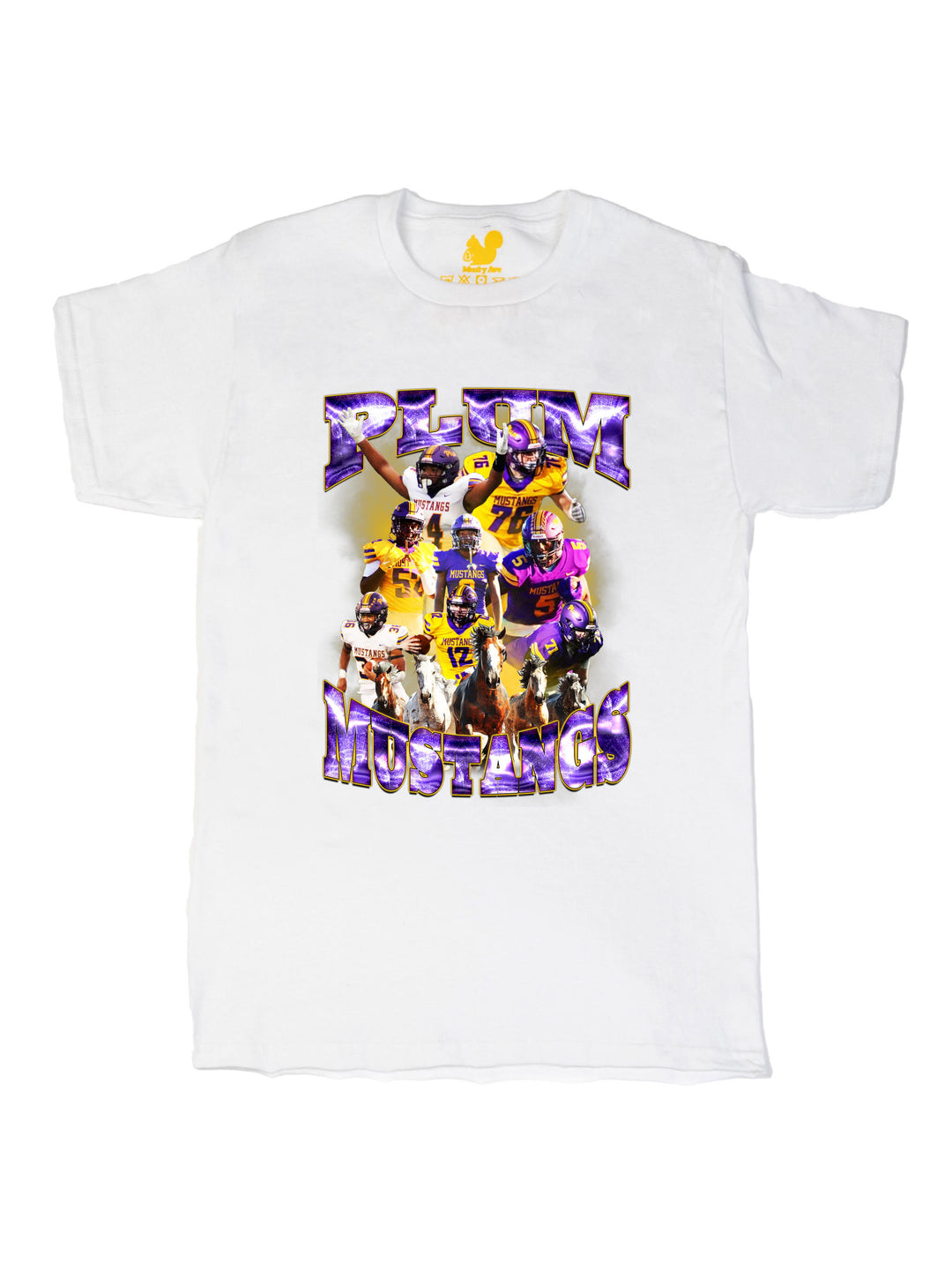 Plum Mustangs Unisex T-Shirt