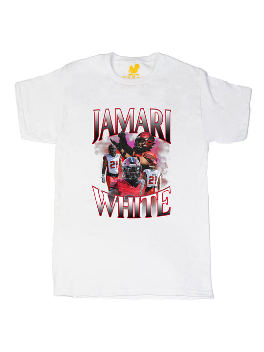 Jamari White Collage Unisex T-Shirt