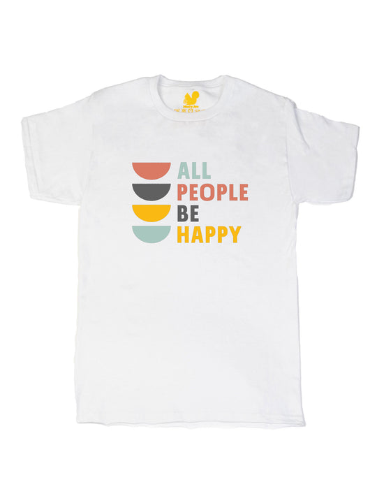All People Be Happy Logo Unisex T-Shirt