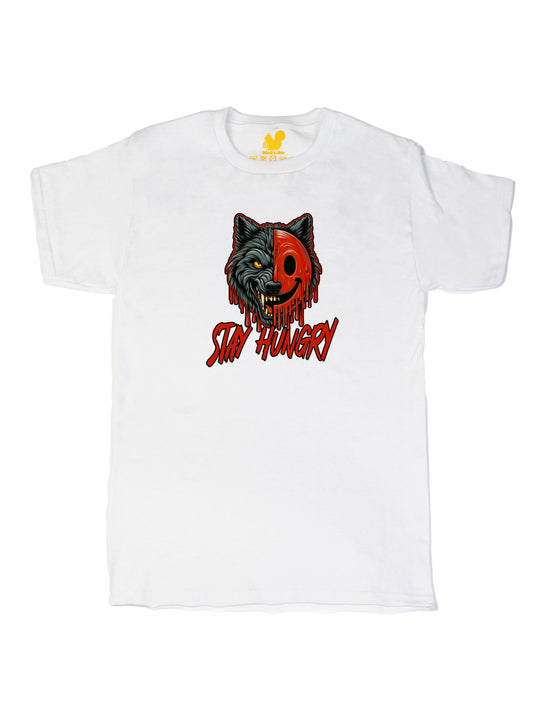Stay Hungry Wolf Unisex T-Shirt