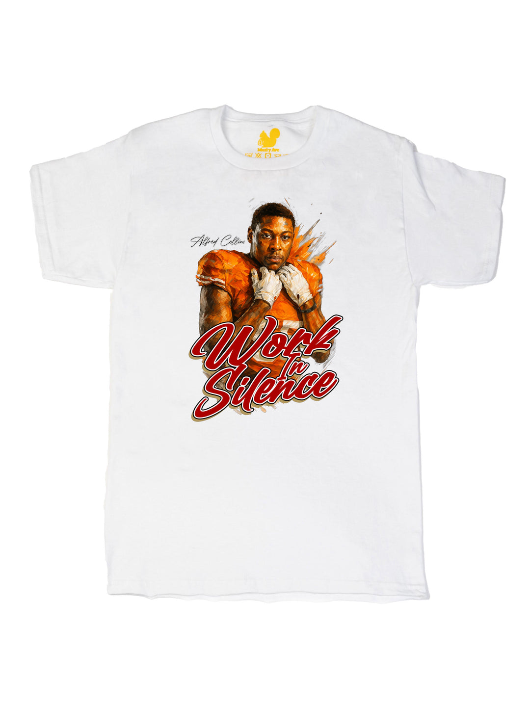 Work In Silence Portrait Unisex T-Shirt