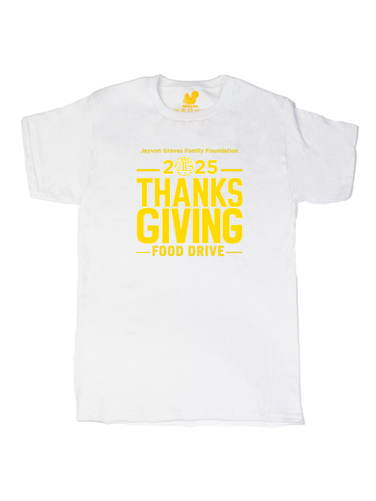 Jayvon Graves Foundation 2025 Thanks Giving Yellow R Unisex T-Shirt