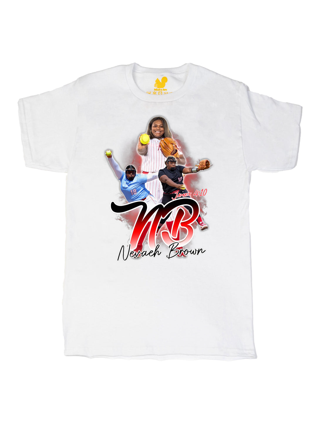 Nevaeh Brown Initials Unisex T-Shirt