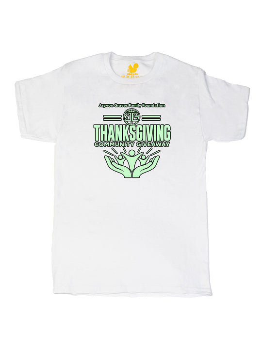 Jayvon Graves Family Foundation Thanks Giving Community Giveaway Unisex T-Shirt