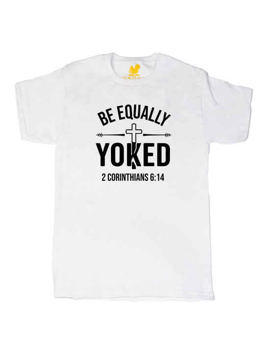 Be Equally Yoked Logo Black Unisex T-Shirt