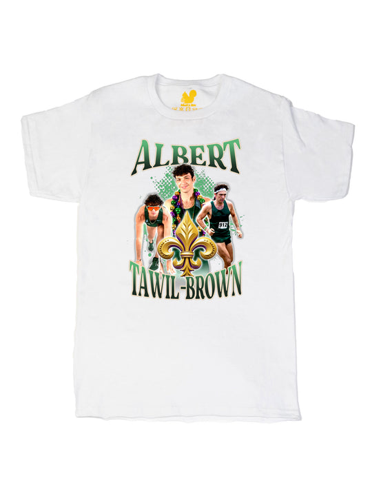 Albert Tawil Brown Collage Unisex T-Shirt