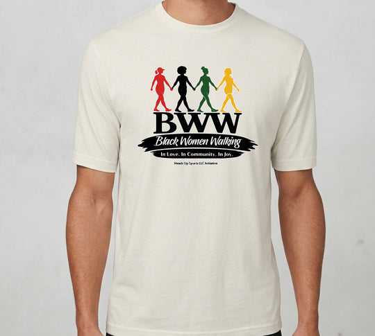 Black Women Walking Dri Fit Shirt, Hat and Bag