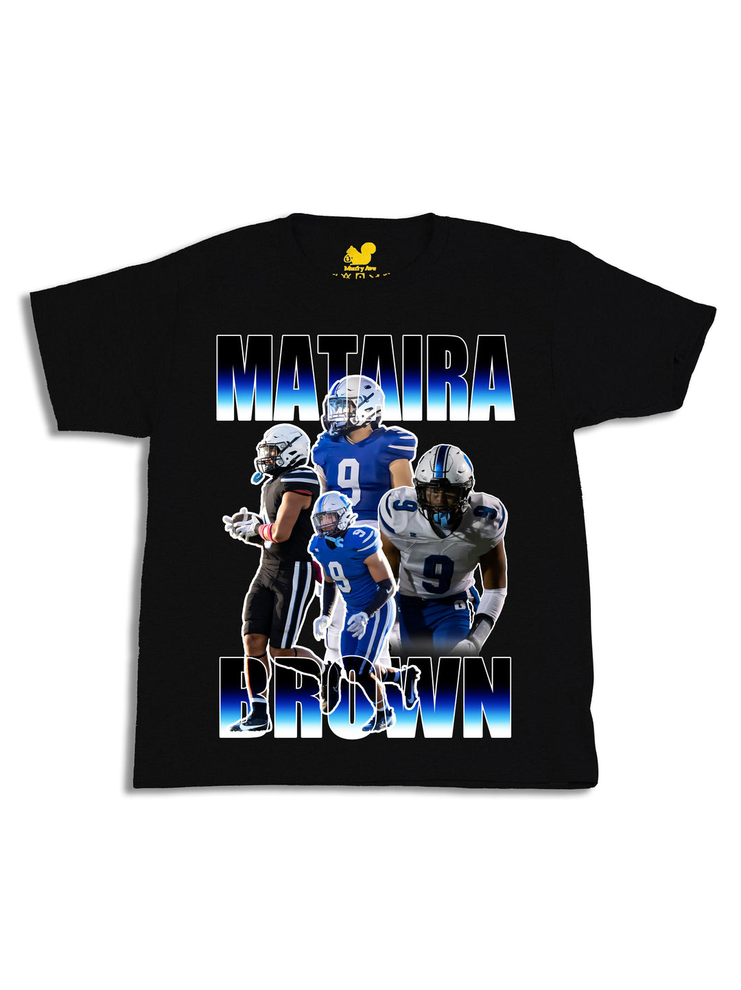 Mataira Brown Collage Youth T-Shirt
