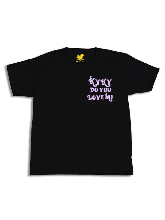 Kyky Do You Love Me Purple Pocket Youth T-Shirt