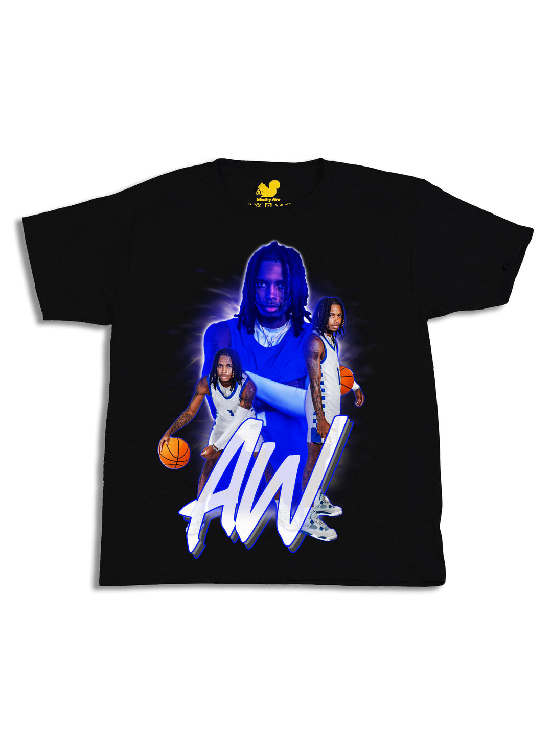 AJ White Collage Youth T-Shirt