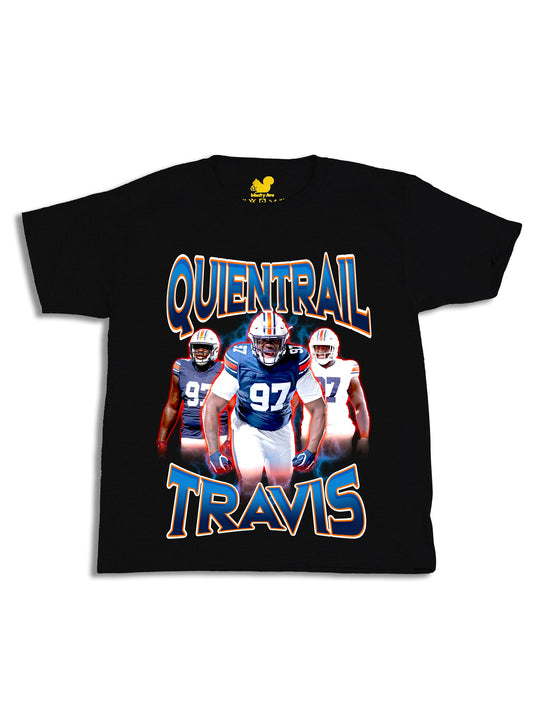 Quientrail Travis Collage Youth T-Shirt