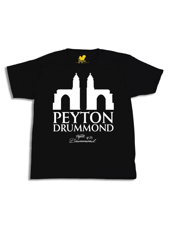 Peyton Drummond Logo White Youth T-Shirt
