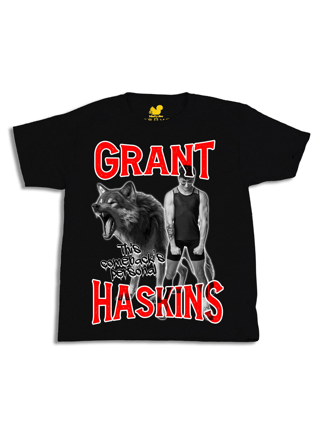 Grant Haskins Wolf Spirit Youth T-Shirt