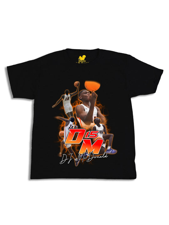 DJ McDonald Collage Youth T-Shirt