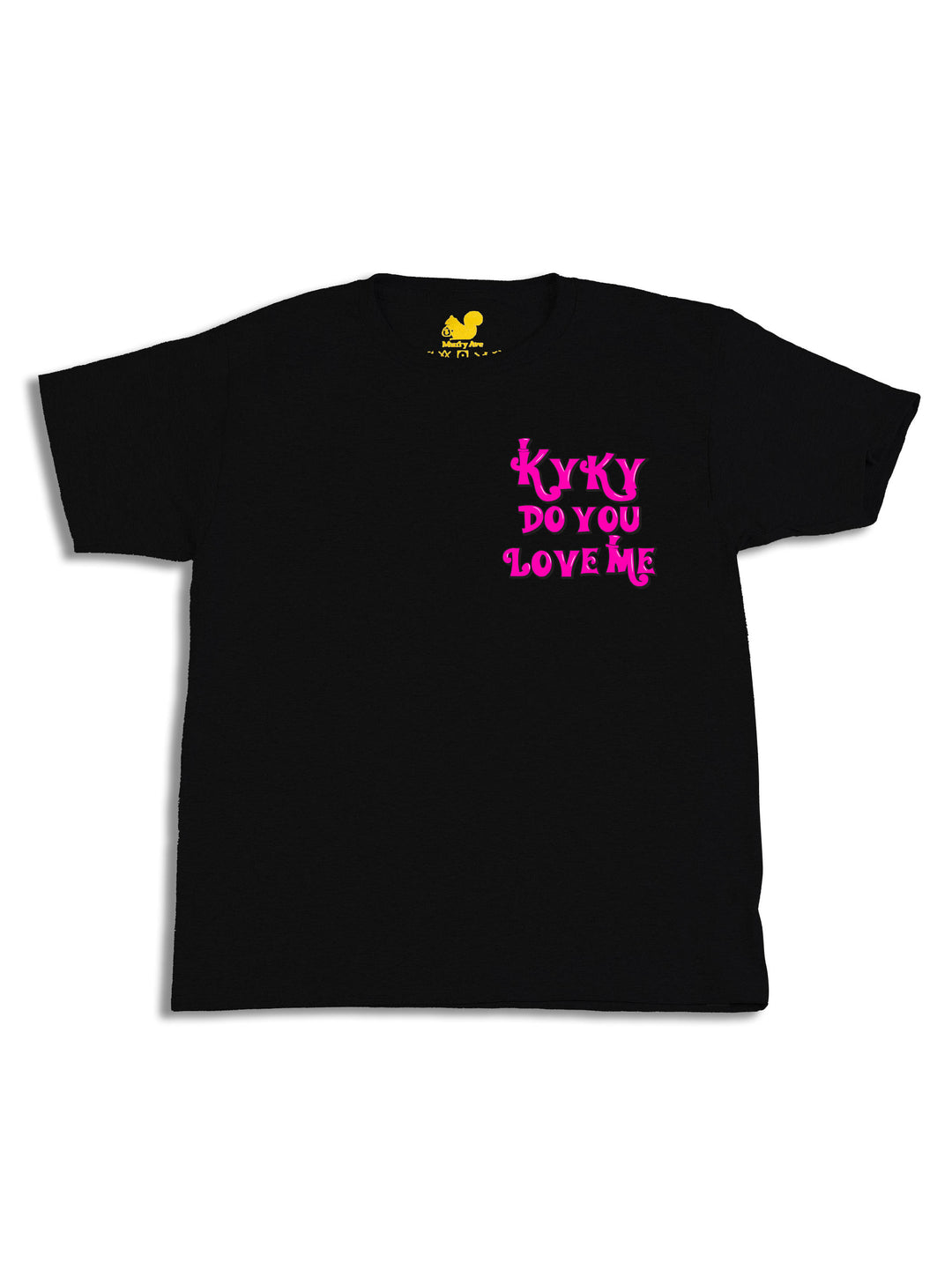 Kyky Do You Love Me Pink Pocket Youth T-Shirt