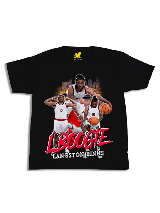 Langston Binns Collage Youth T-Shirt