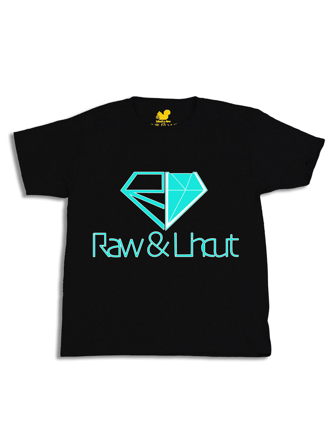 Raw and Uncut Teal Youth T-Shirt