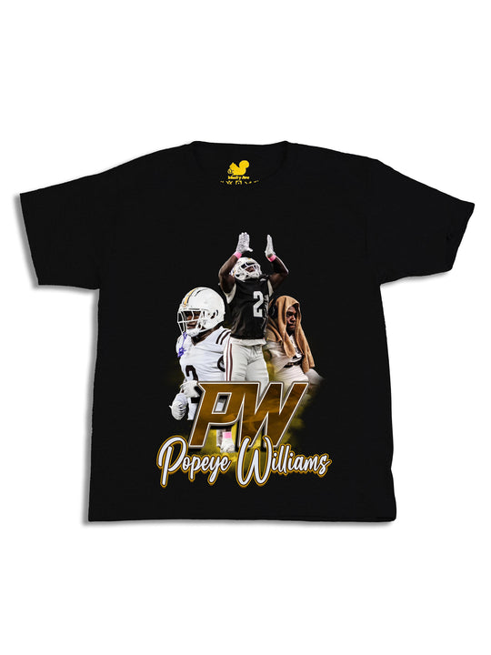 Popeye Williams Initials Youth T-Shirt