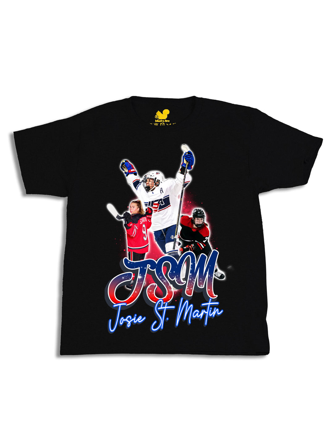 Josie St Martin Collage Youth T-Shirt