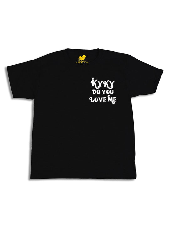 Kyky Do You Love Me White Pocket Youth T-Shirt