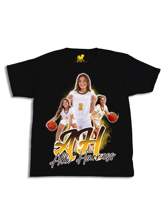 Allison Harness Initials Youth T-Shirt