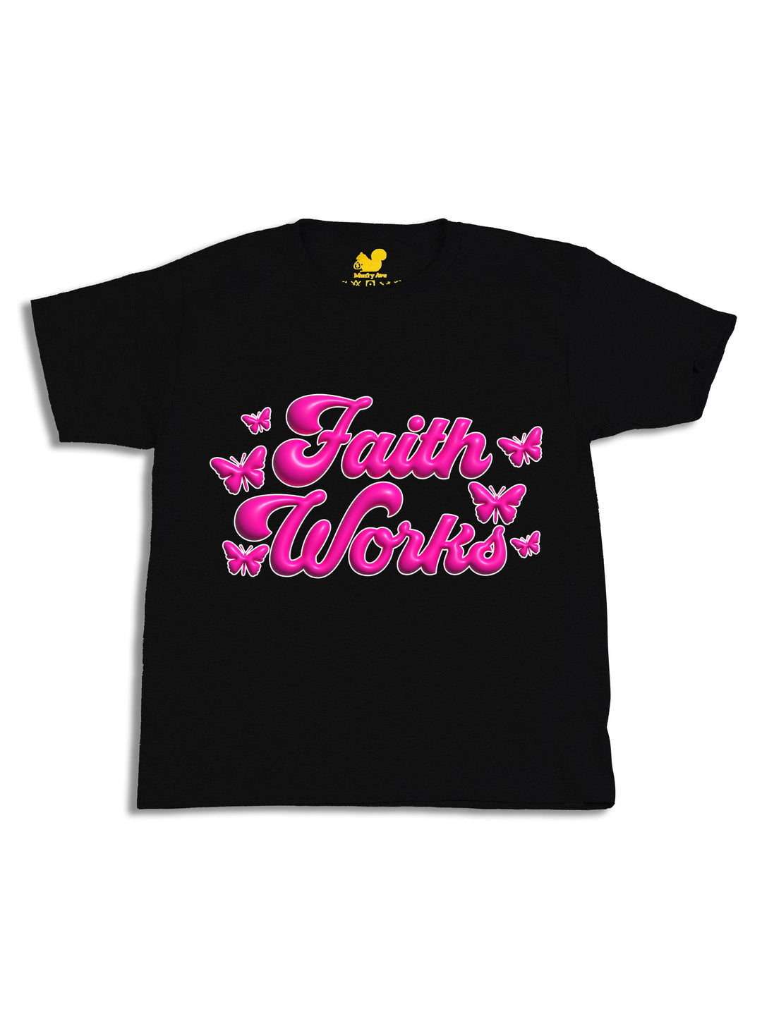Faith Works Pink Youth T-Shirt