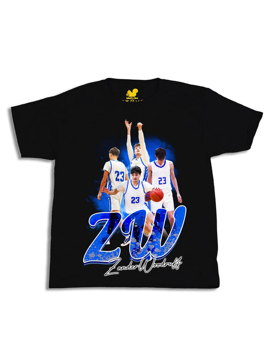 Zander Woodruff Initials Youth T-Shirt