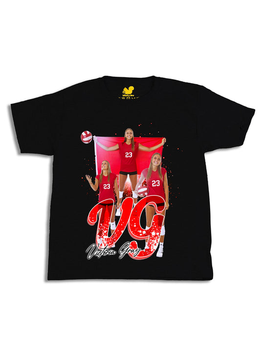 Victoria Gray Initials Youth T-Shirt