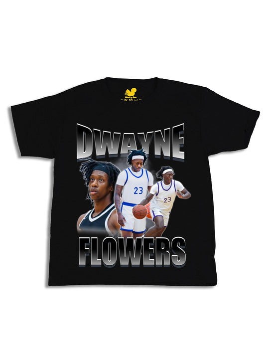 Dwayne Flowers Collage Youth T-Shirt