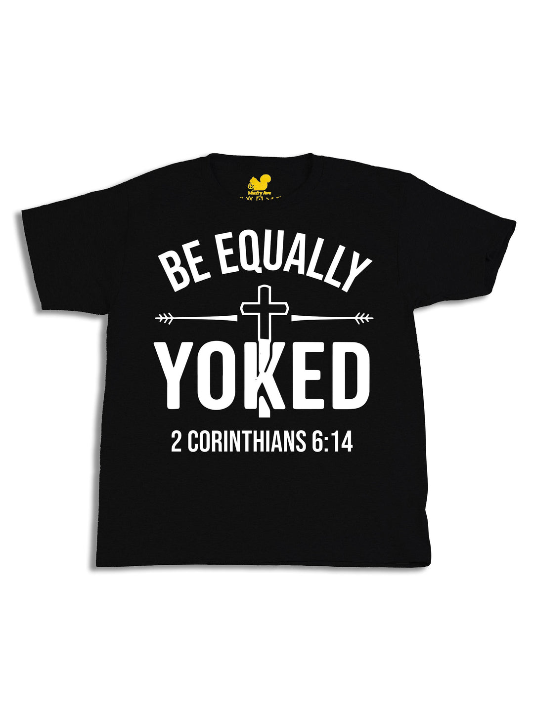 Be Equally Yoked Logo White Youth T-Shirt