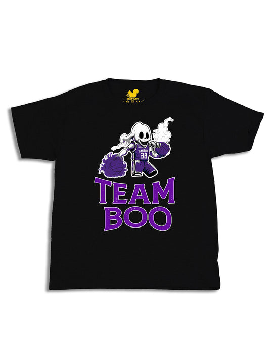 Team Boo Ghost Player Logo Youth T-Shirt