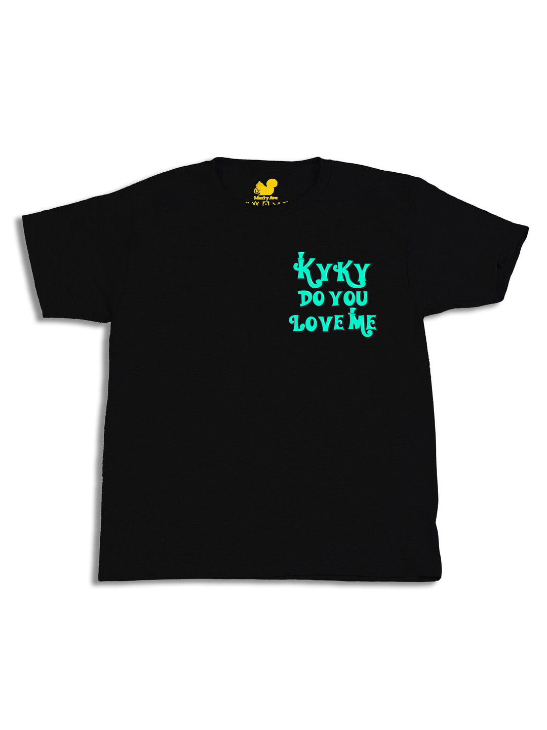 Kyky Do You Love Me Teal Pocket Youth T-Shirt