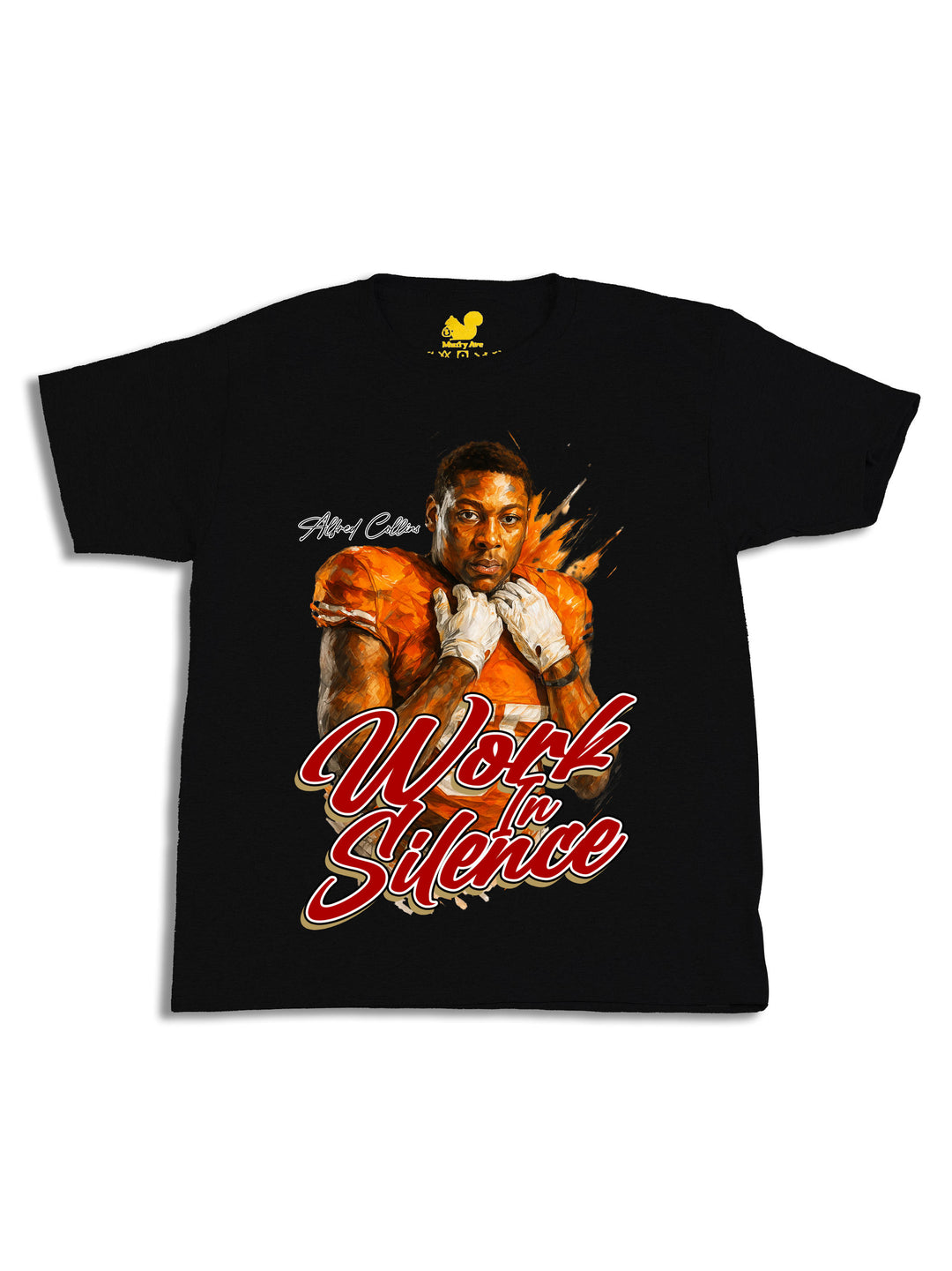 Work In Silence Portrait Youth T-Shirt