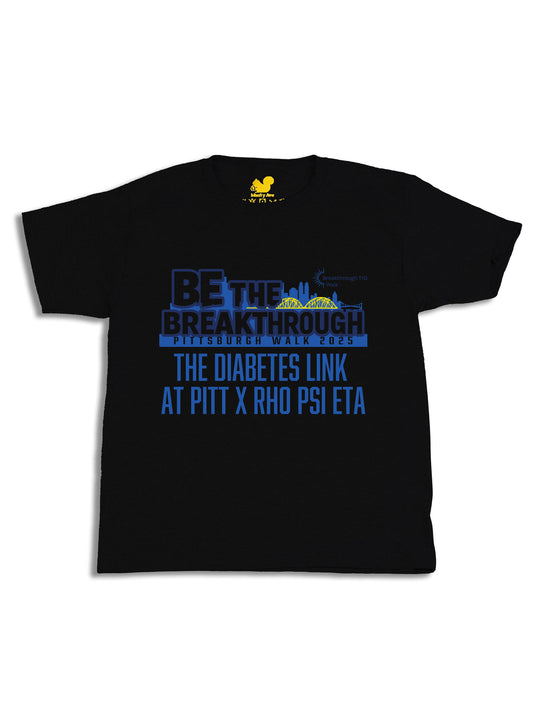 The Diabetes Link at Pitt x Rho Psi Eta Youth T-Shirt
