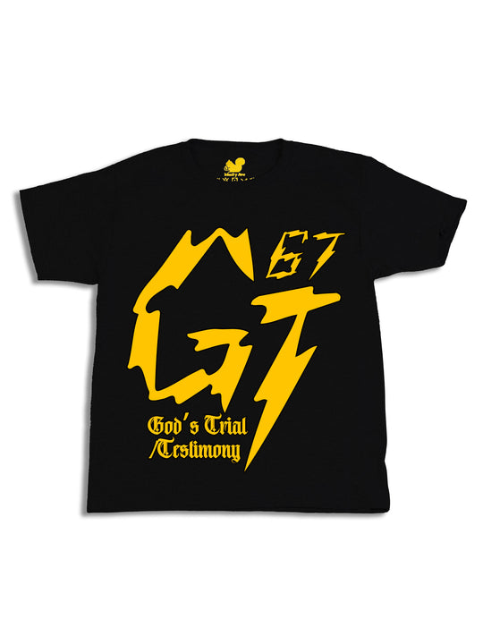 James Glover Tyson Logo Yellow Youth T-Shirt