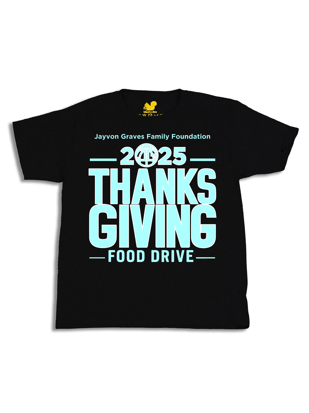 Jayvon Graves Foundation 2025 Thanks Giving Blue R Youth T-Shirt