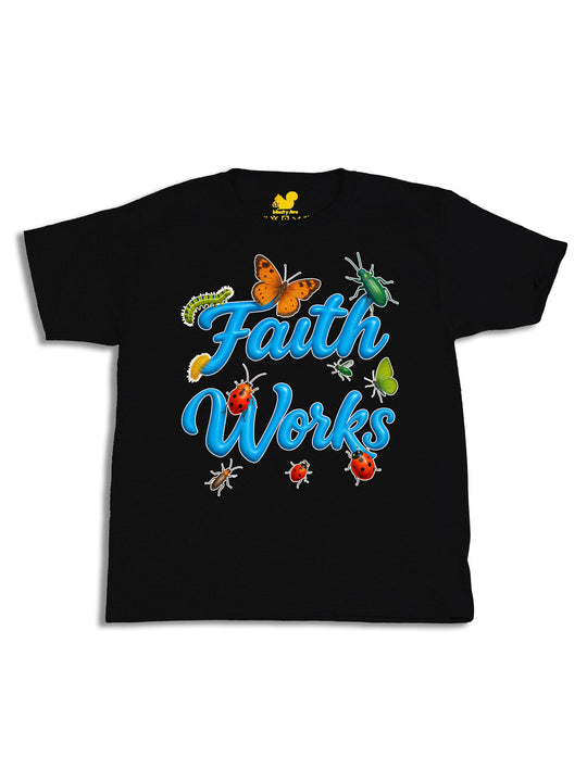 Faith Works Blue Youth T-Shirt