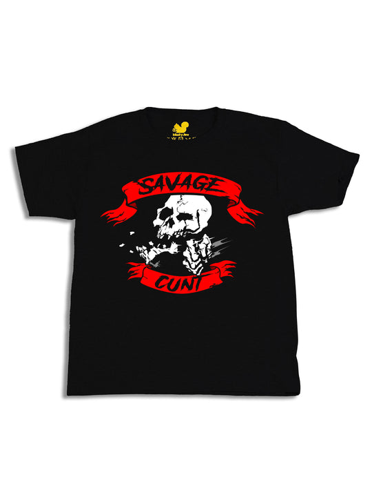 Savage Cunt x Savage White Youth T-Shirt