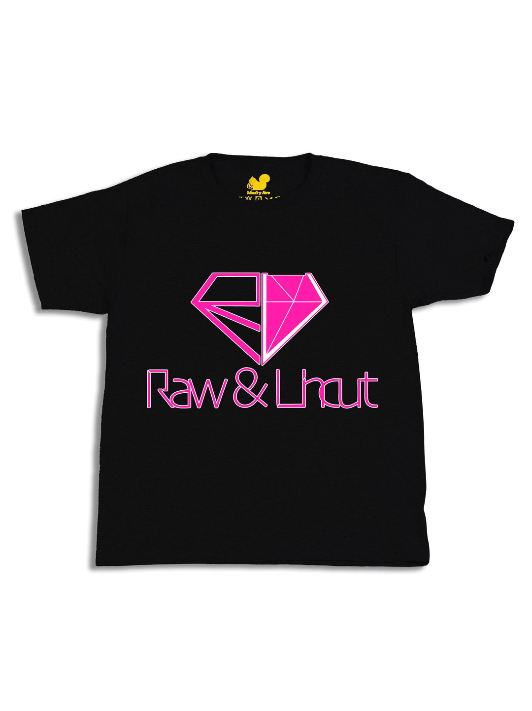Raw and Uncut Pink Youth T-Shirt