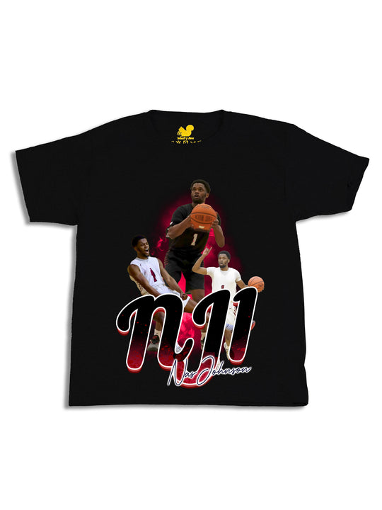 Nas Johnson Initials Youth T-Shirt